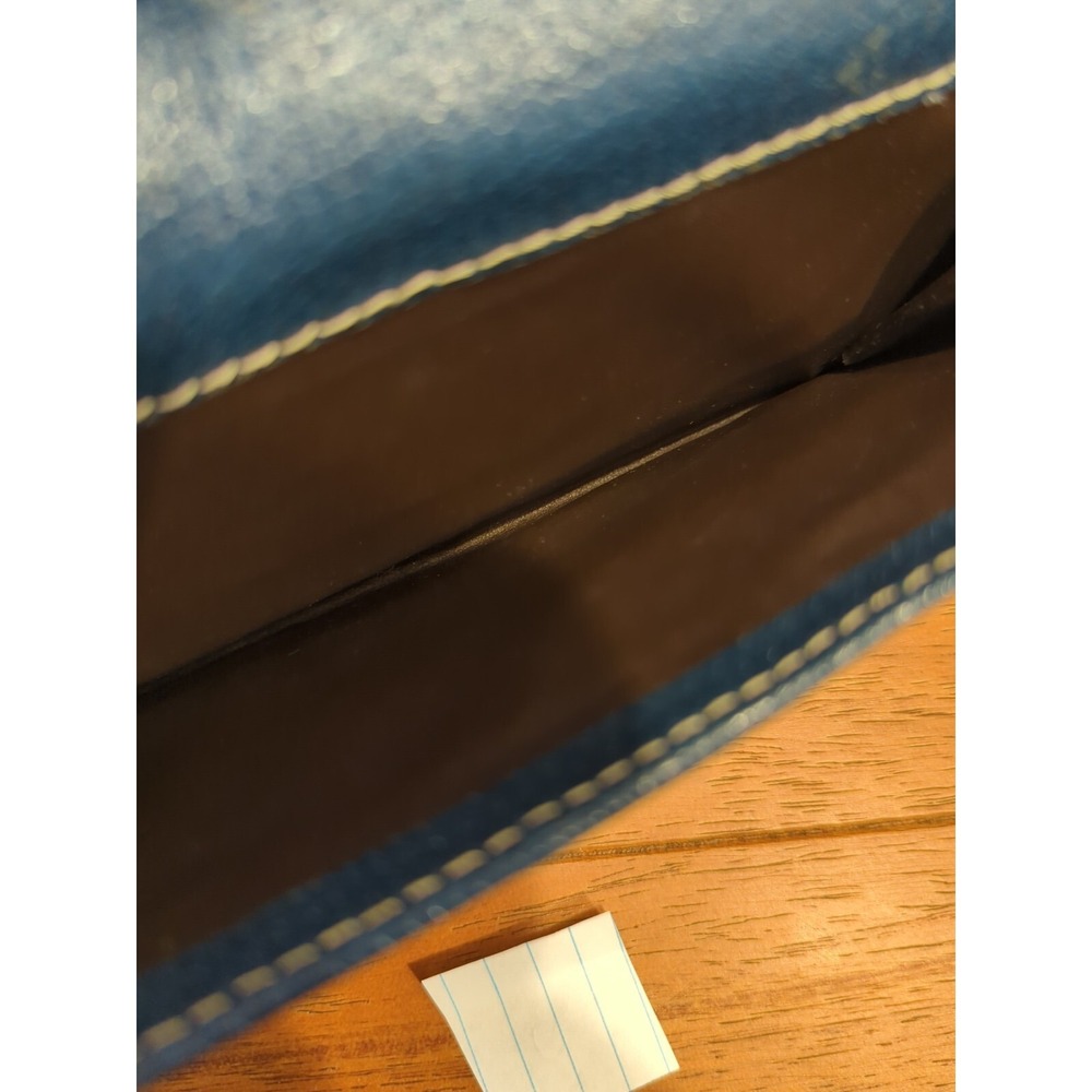 Authentic Gucci Canvas with Blue Leather Long Wallet - Picture 16 of 16